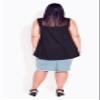 Avenue Denim Stretch Skirt view 3