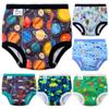 Max Shape 6 Pack Potty Training Underwear for Boys,Washable Baby Boy Toilet Training Pants Training Underwear Fit 2T-6T Black 5T view 1