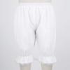 ACSUSS Kids Girls Victorian Pantaloons Loose Lace Bloomers Ruffle Pumpkin Pants Pettipants White 12 view 2