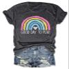 Play Therapy Shirt for Women, Child Therapy Gift, Pediatric Speech Therapy Shirt, Boho Colorful Rainbow Graphic Tee view 1