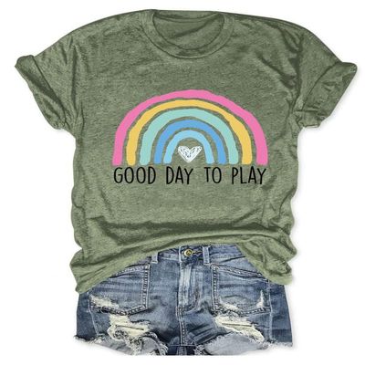 Play Therapy Shirt for Women, Child Therapy Gift, Pediatric Speech Therapy Shirt, Boho Colorful Rainbow Graphic Tee