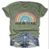 Play Therapy Shirt for Women, Child Therapy Gift, Pediatric Speech Therapy Shirt, Boho Colorful Rainbow Graphic Tee view 1