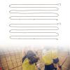 Colaxi 2.5M Length Volleyball Net Measure Chain with Instruction Manual Referee Equipment Volleyball Net Setter Chain for Competitions Team Sports view 4