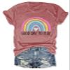 Play Therapy Shirt for Women, Child Therapy Gift, Pediatric Speech Therapy Shirt, Boho Colorful Rainbow Graphic Tee view 1