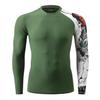 ADOREISM Men's Quick-Dry UPF 50+ Sun Protection Long Sleeve Rash Guard (GuanYu, XL) view 2