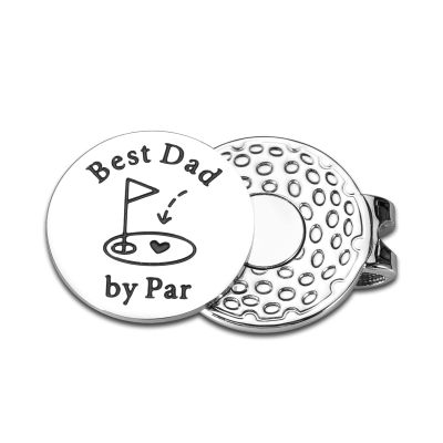 Golf Ball Marker Hat Clip Golf Gifts for Dad Valentines Gifts for Men Fathers Day Presents for New Dad Gift for Birthday Daddy to Be Gift for First Time Daddy Husband Christmas White Elephant