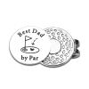Golf Ball Marker Hat Clip Golf Gifts for Dad Valentines Gifts for Men Fathers Day Presents for New Dad Gift for Birthday Daddy to Be Gift for First Time Daddy Husband Christmas White Elephant view 1