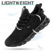 QIJGS Running Shoes for Men Gym Tennis Athletic Mesh Sneakers Lightweight Sports Fashion Workout Casual Shoes-Black-Size 12 view 4