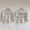 Fiogomis 'You Are Enough' Plus Size Christian Sweatshirt view 3