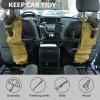 DEYACE 2PCS Automotive Gun Racks, Truck Front Seat Gun Organizer for Hunting Accessories, Gun Holder for Truck with Storage Pockets Tan view 4