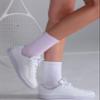 cuangya Performance Crew Socks Women Athletic Hiking Running Socks Cushioned Compression 5-Pairs Multicolor view 2