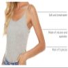 BQTQ 5 Pcs Women's Camisole Tank Tops Spaghetti Undershirt, M(Beige,White) view 4