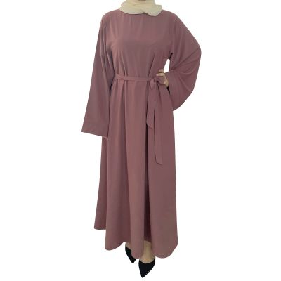 Abayas for Women Muslim: Modest Eid Abaya Dress Middle East Arabian Robe Dubai Ramadan Outfit Conservative Kaftan Islamic Dresses Corban Festivals Prayer Clothes Formal Wedding Light Purple XX-Large