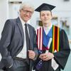DABOYOZHZH Zimbabwe & USA United States Flag Graduation Shawl Sash Stole Wraps Scraf For International Study view 4
