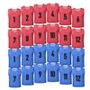 BGHTYYP 24 Pack Nylon Mesh Numbered Soccer Scrimmage Team Practice Vests Pinnies Jerseys Train Vest Youth for Adult Sport Football Basketball view 1