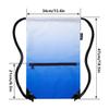 HOLYLUCK Drawstring Backpack Bag Sport Gym Sackpack (gradient blue) view 2