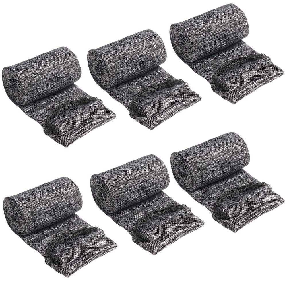 Junsen Raycity 54" Gun Socks for Rifles, 6pc, Gray