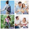 VASCHY Sling Bag for Women, One Strap Over the Shoulder Crossbody Backpack Chest Bag for Hiking/Travel/Outdoor Floral view 2