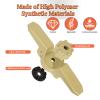 Atader Kayak Cleat Track MountExtended Kayak Rail Cleat for Rail Mount Kayak Accessories, XL Track Mount Line Cleat for Kayak Anchor, 1 Pcs Yellow view 4