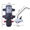 12V Water Pressure Diaphragm Pump Car Electric Water Pump 4.3 L/min 1.1 GPM 35 PSI with 360Spin Faucet/Tap for Caravan/rv/Boat/Marine/camper/outdoor/courtyard/restaurant/mall Black view 2