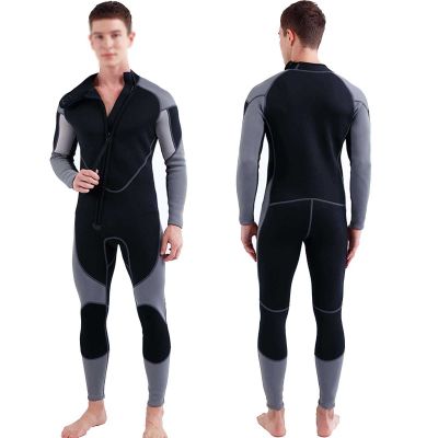 Full Body Diving Suit Swimsuit for Men Adult One Piece Wetsuit Rash Guard Long Sleeve UV Protection Swimwear