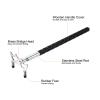 PATIKIL Retractable Billiards Cue Stick Bridge, Silicone Pool Cue Accessory with Removable Low Brass Bridge Head for Pool Table Competition, Silver Tone view 4