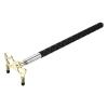 PATIKIL Retractable Billiards Cue Stick Bridge, Silicone Pool Cue Accessory with Removable Low Brass Bridge Head for Pool Table Competition, Gold Tone view 3