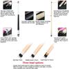 RYGHTTYT 1/2 Split Pool Cue 57Inch,5A Grade Maple Pool Cue Stick 19Oz Adult, Handmade Snooker Cue Leather Grip Sweat Absorption/Non-Slip(Color:a;Size:9.5Mm) view 2