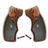 Grips for Rock Island M200 and M206 Rosewood Checkered Oversize wrap Around view 1