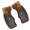 Grips for Rock Island M200 and M206 Rosewood Checkered Oversize wrap Around view 2