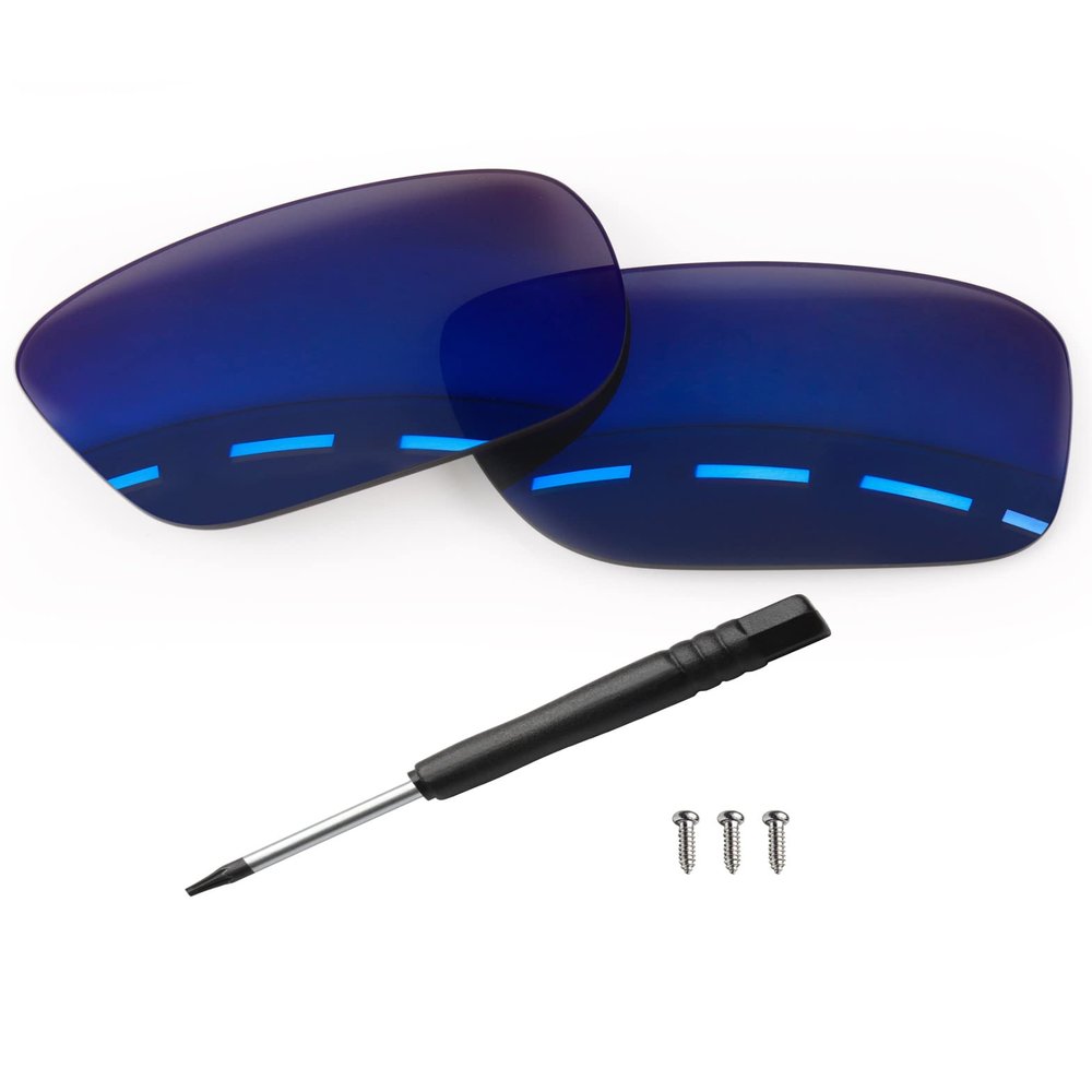 Forobb 1.6MM Polarized Replacement Lenses & Accessories for Oakley TwoFace XL OO9350 Sunglasses - Deep Water - Polycarbonate Polarized