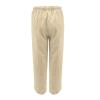 XUNRYAN Women's Cotton Linen Wide Leg Pants Summer Casual High Waisted Boho Palazzo Pants Baggy Lounge Trousers w Pockets view 4
