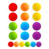 Velocity Practice Lacrosse Balls - 60 Pack - Official Size and Weight - Multi Color view 2