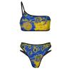 Linkasi Ukrainian Flag New Women's Sexy Bikini Halter Neck Triangle Bikini Two-Piece Set Ukrainian Flag view 4
