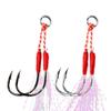 10pcs Fishing Hooks Set Barbed Single Circle Carp Hook with Thread Feather Roped Sea Fishinhook Fly Fishing Tackle (Color : A-1, Size : 11-10pcs) view 2