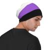 FINOWIN Non-Binary Pride Flag Baggy Slouchy Beanie Hat Stretch Knitted Skull Beanie Cap Headgear Gifts for Women Men view 4