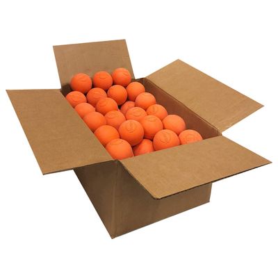 Velocity Practice Lacrosse Balls - 60 Pack - Official Size and Weight - Orange