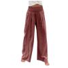 XUNRYAN Women's Cotton Linen Wide Leg Pants Summer Casual High Waisted Boho Palazzo Pants Baggy Lounge Trousers w Pockets view 2