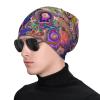 FINOWIN Trippy Psychedelic Baggy Slouchy Beanie Chemo Hat Trendy Winter Knitted Skull Hat Cap Headgear Gifts for Men Women Teens view 2