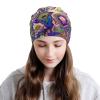 FINOWIN Trippy Psychedelic Baggy Slouchy Beanie Chemo Hat Trendy Winter Knitted Skull Hat Cap Headgear Gifts for Men Women Teens view 3