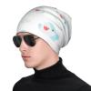 Cute Kawaii Shark and Fish White Slouchy Beanie Hat Cancer Headwear Knitted Skull Cap Headgear Gifts for Men Women Girls Boys view 2