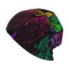 FINOWIN Fractal Flower Abstract Feather Slouchy Beanie Chemo Hat Hip-Hop Knitted Skull Cap Dwarf Hat Headgear Gifts for Women Men view 1