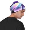FINOWIN Glowing Butterfly Purple Slouchy Beanie Chemo Hat Cancer Headwear Knitted Skull Cap Headgear Gifts for Men Women Teens view 4