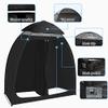EighteenTek Pop Up Shower Tent Changing Room with Two Rooms - Portable Privacy Dressing Shelter for Outdoor Camping, Events - 83"x43"x80"H view 3