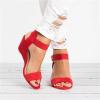 Ladmiple Platform Sandals For Women Heels 90S Women's Platform Sandals Wedge Ankle Strap Open Toe Sandals view 3