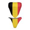 Linkasi Belgium Flag Women's Sexy Open Back Thong Bikini Ties Side Bottom Triangle Bikini Swimsuit L view 4