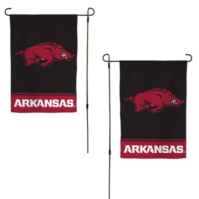 Desert Cactus University of Arkansas UA Garden Flag  19 x 12 inch Arkansas Razorbacks Banner, For Outdoor Display and Events (Design B)