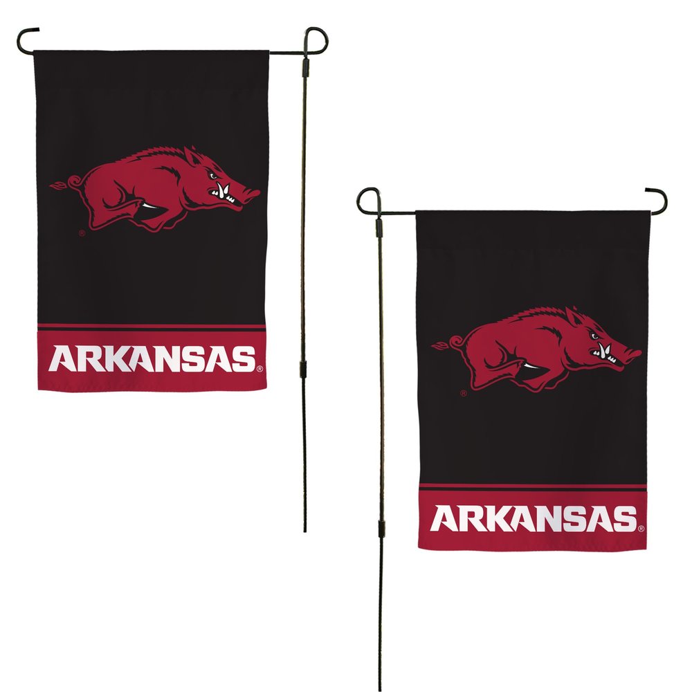 Desert Cactus University of Arkansas UA Garden Flag  19 x 12 inch Arkansas Razorbacks Banner, For Outdoor Display and Events (Design B)