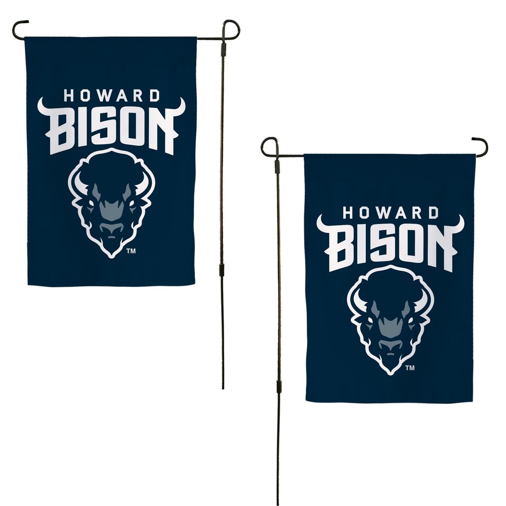 Desert Cactus Howard University HU Garden Flag 19 x 12 inch Howard Bison Banner, For Outdoor Display and Events (Design B)