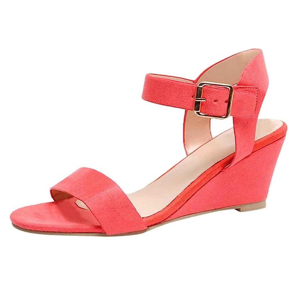 Black Wedges For Women Boots Womens Open Toe Ankle Strap Espadrille Casual Flatform Platform Wedge Sandals